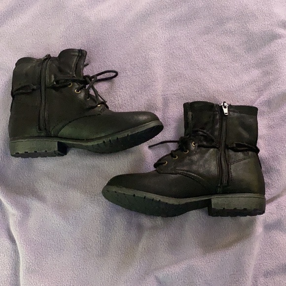 Girls Sonoma black ankle booties - Picture 5 of 8